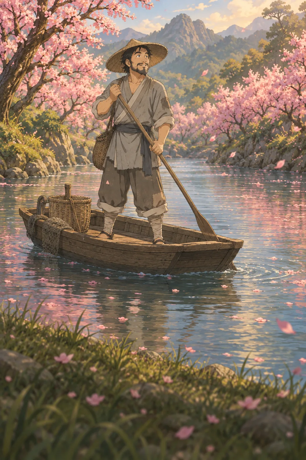 The Peach Forest illustration
