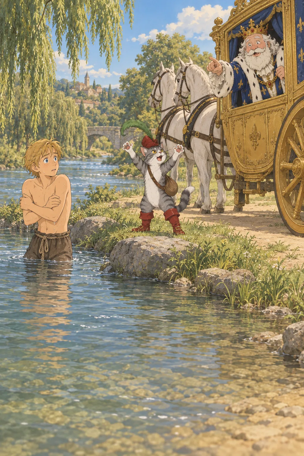 The Marquis in the River illustration