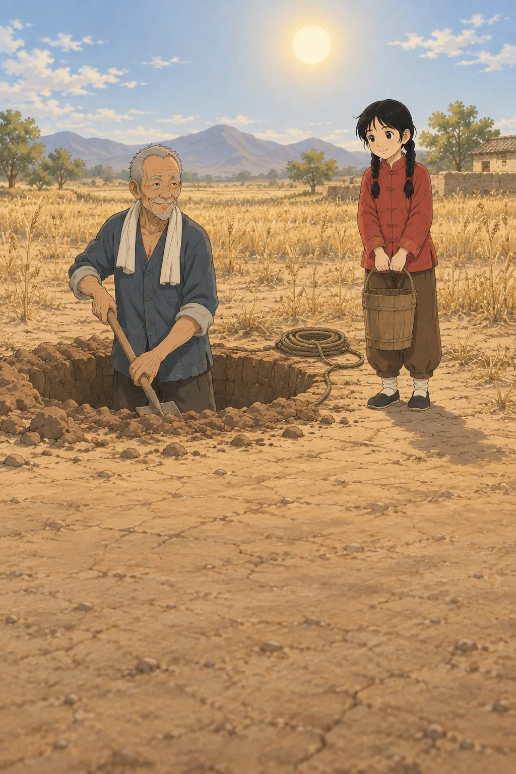 The Well in the Dry Field illustration