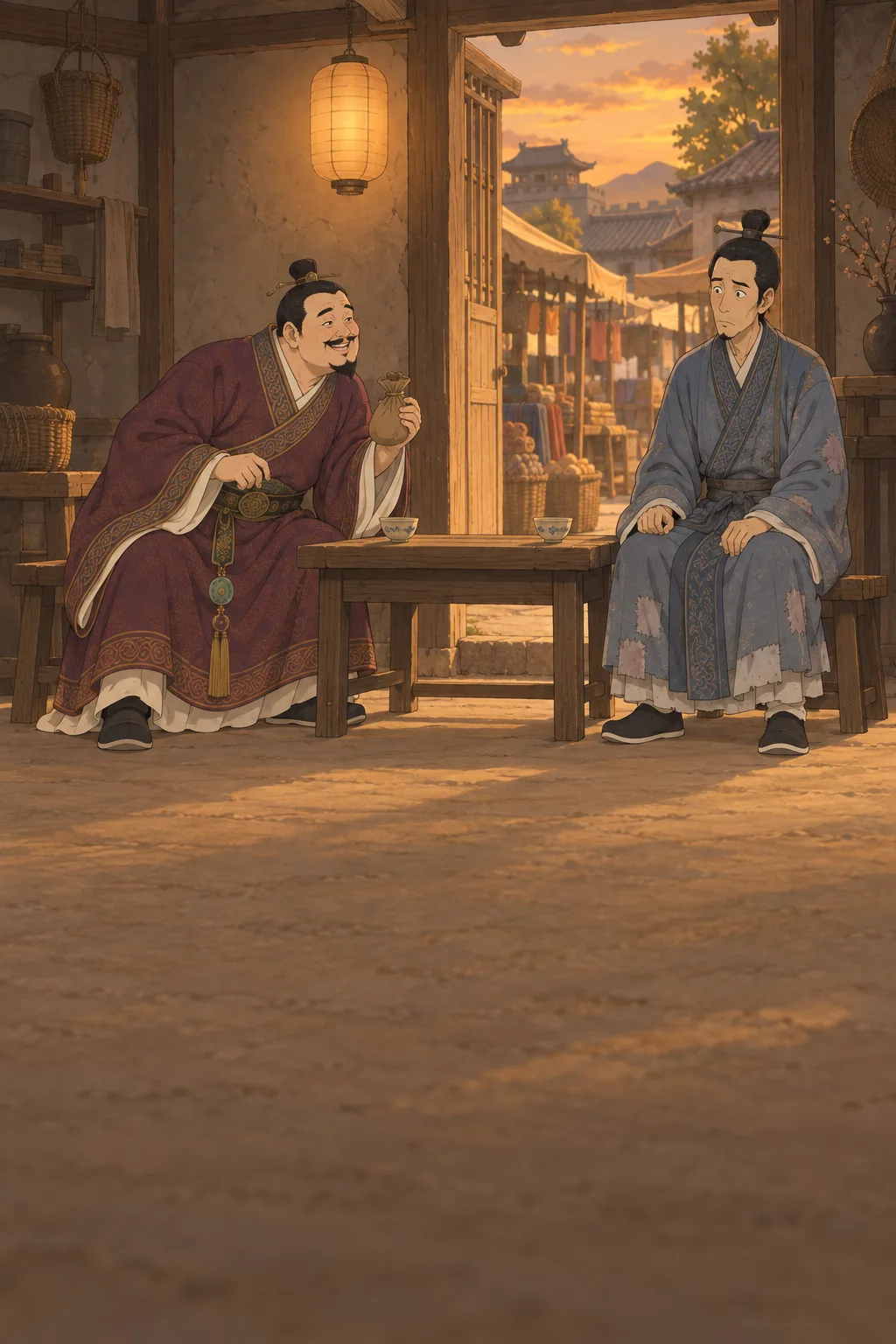 The Merchant Who Bought a Prince illustration