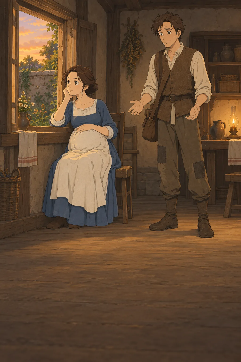 The Garden Behind the Wall illustration