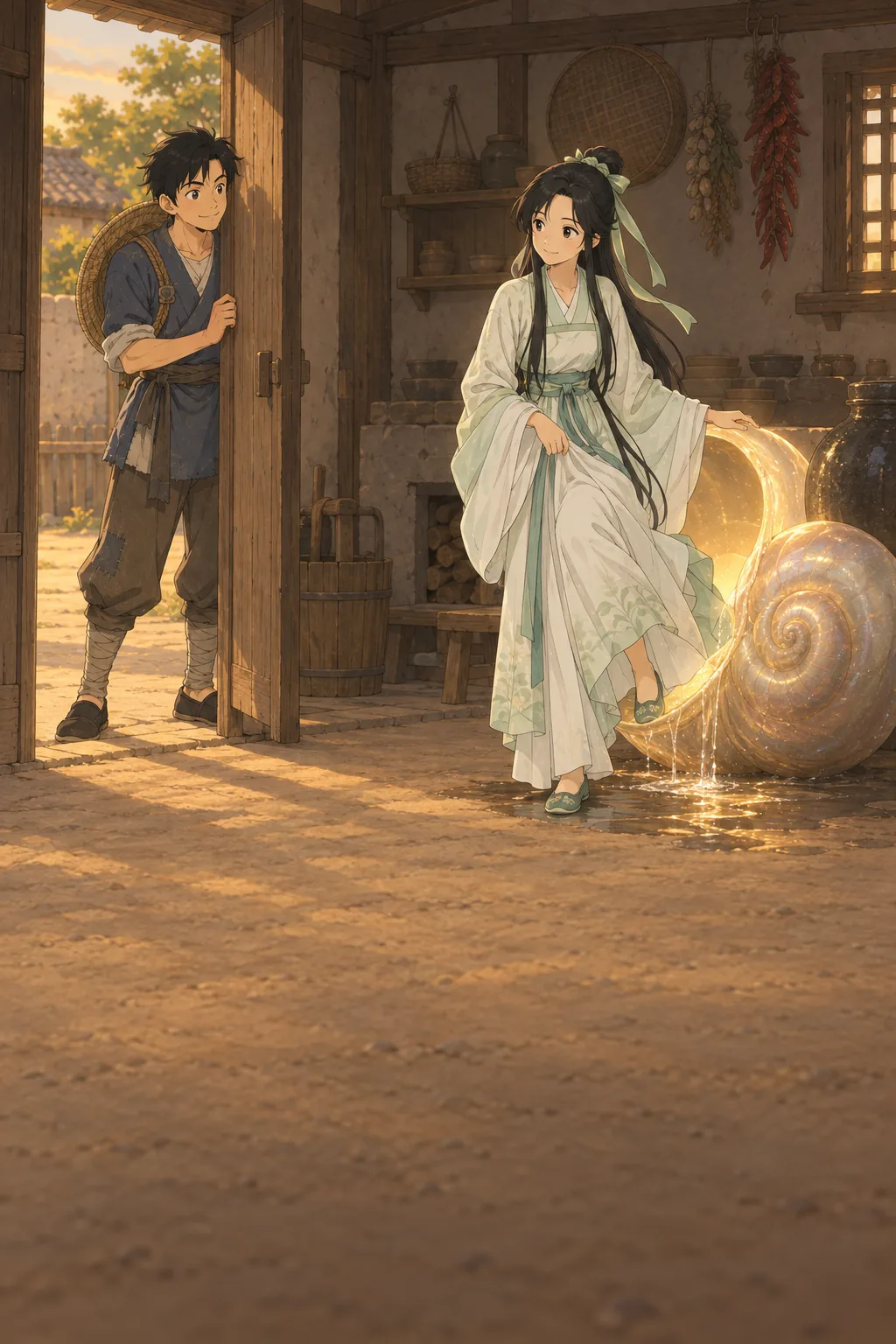 Behind the Door illustration