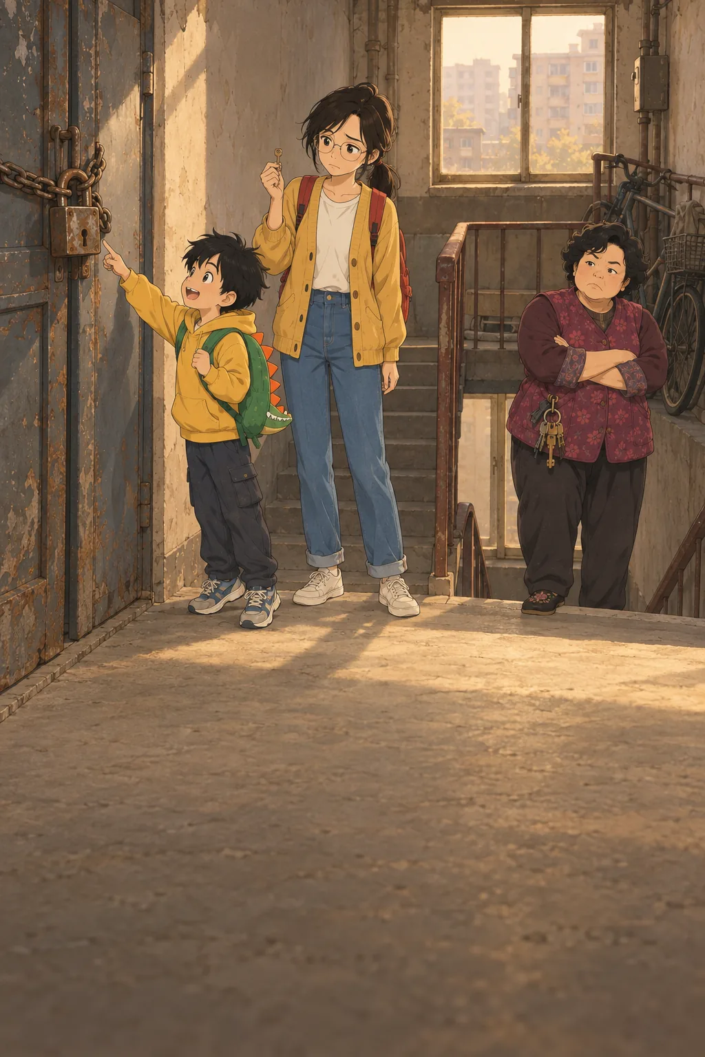 The Locked Door illustration