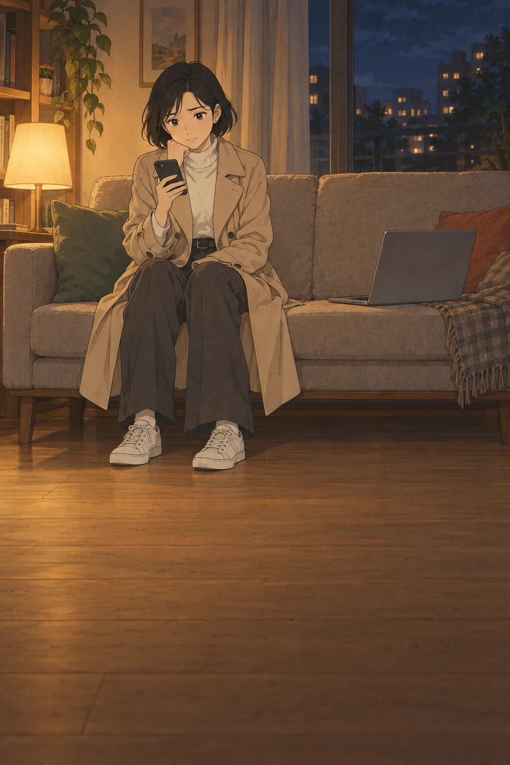 A Voice on the Phone illustration