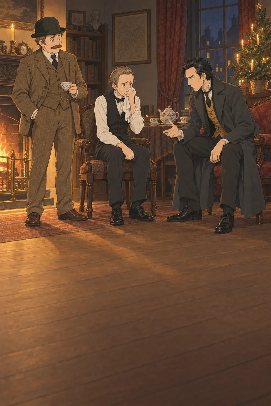 The Christmas Gift illustration
