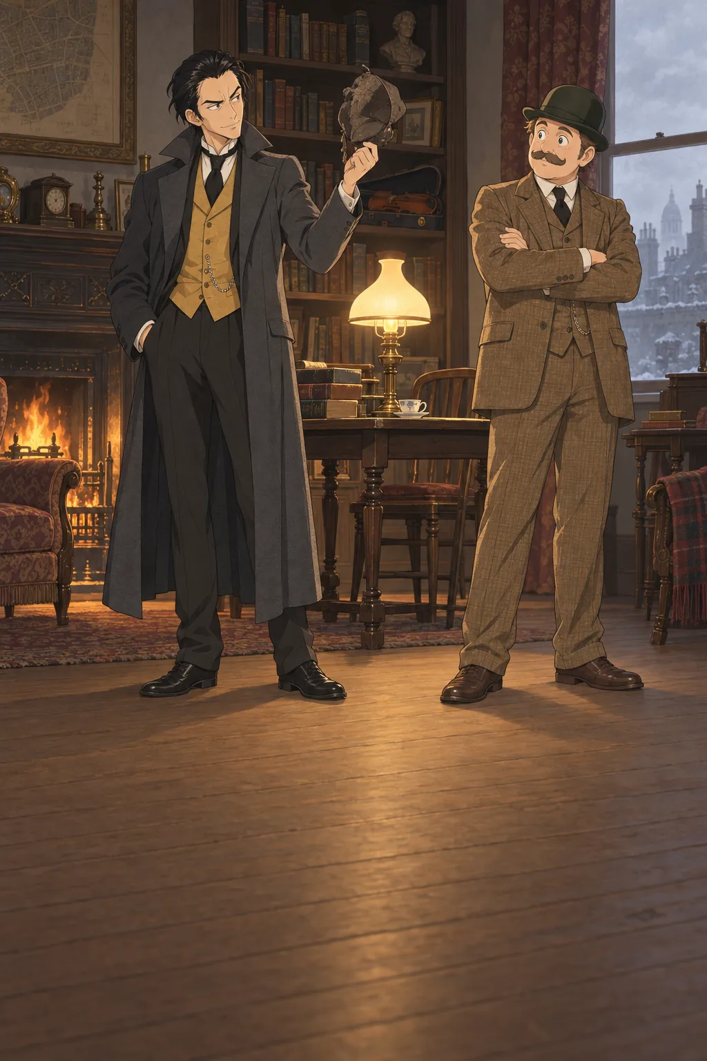 The Hat and the Goose illustration