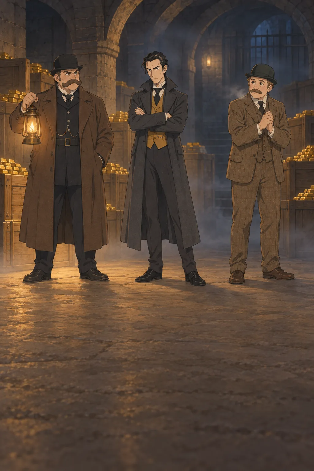 Night at the Bank illustration