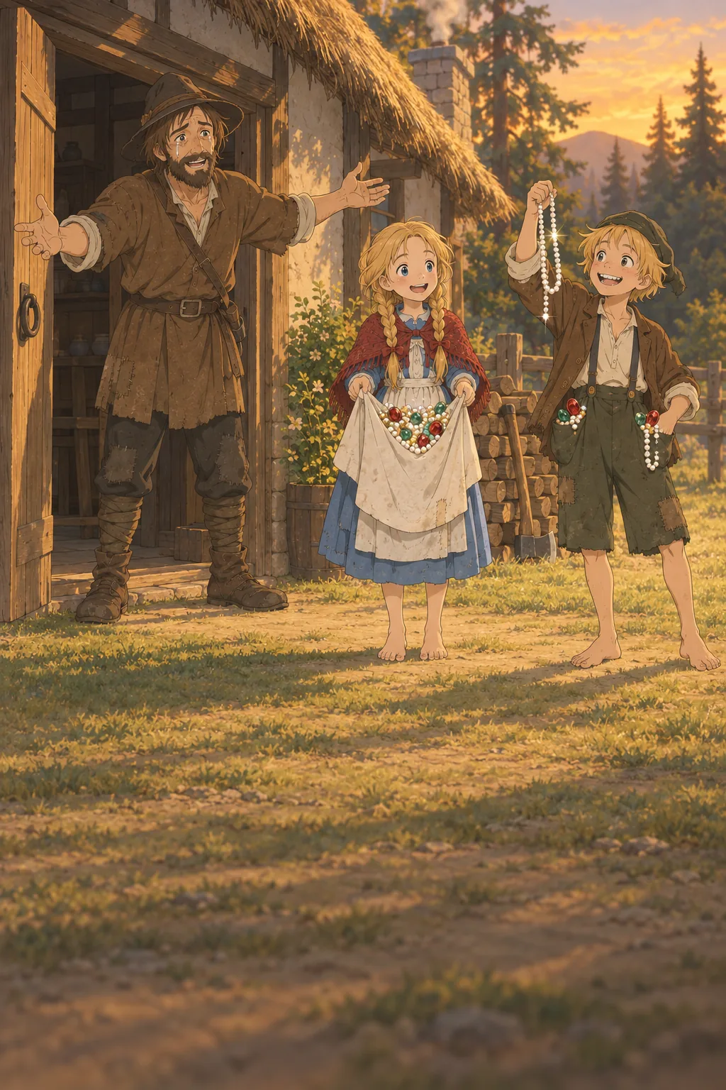 Gretel's Clever Plan illustration