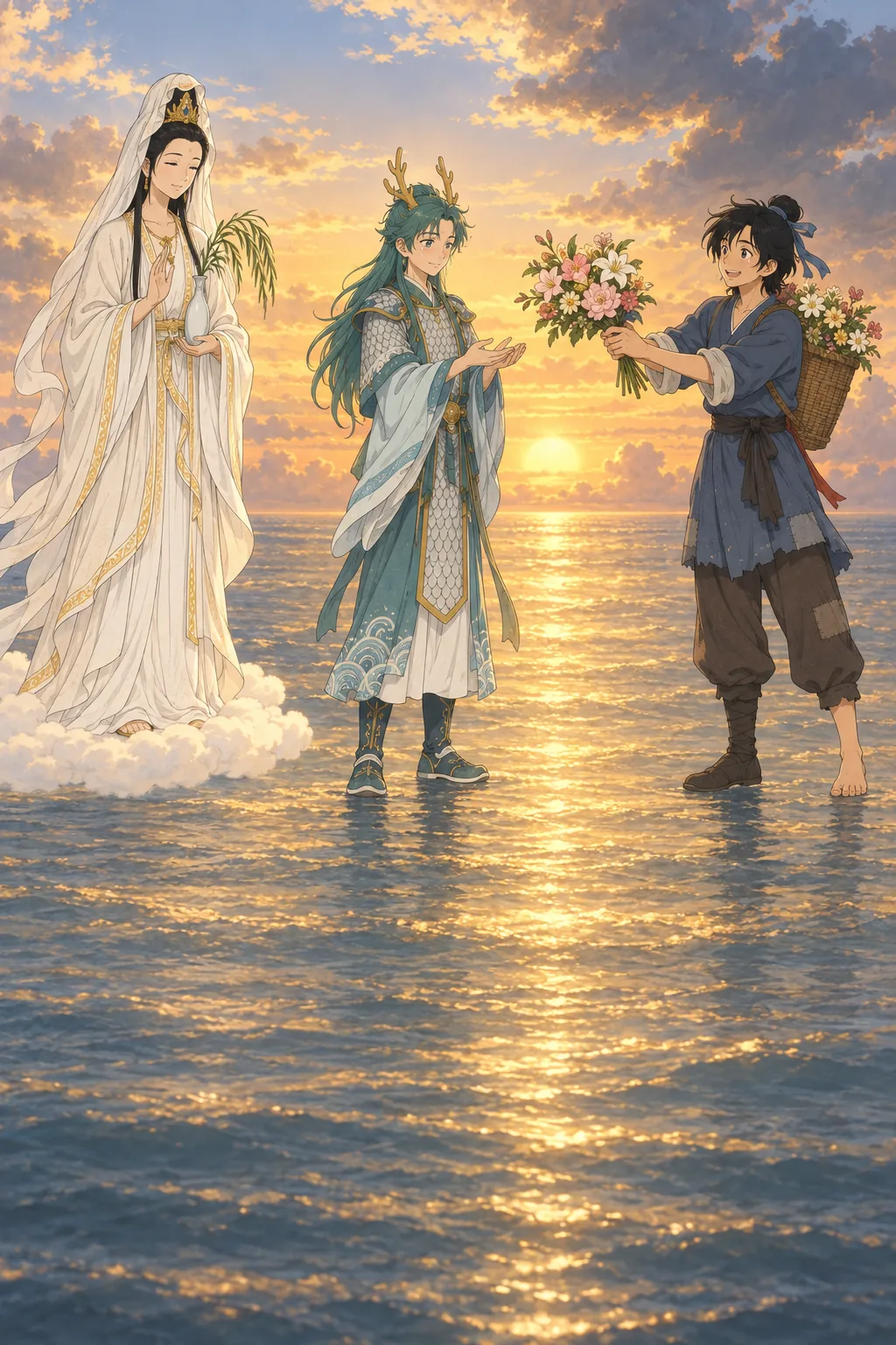 Flowers for the Sea illustration