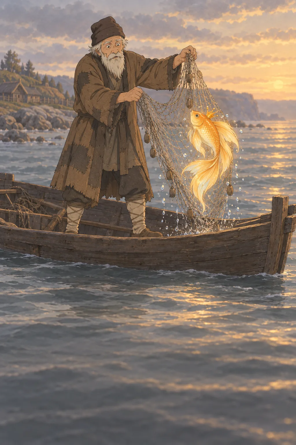 The Golden Fish illustration