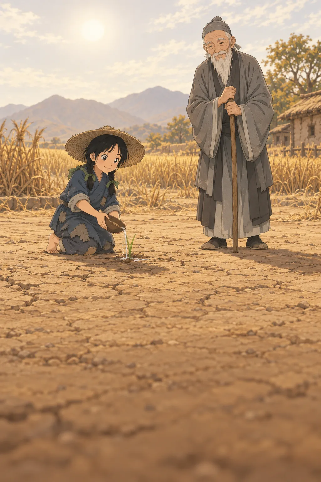 The Dry Village illustration