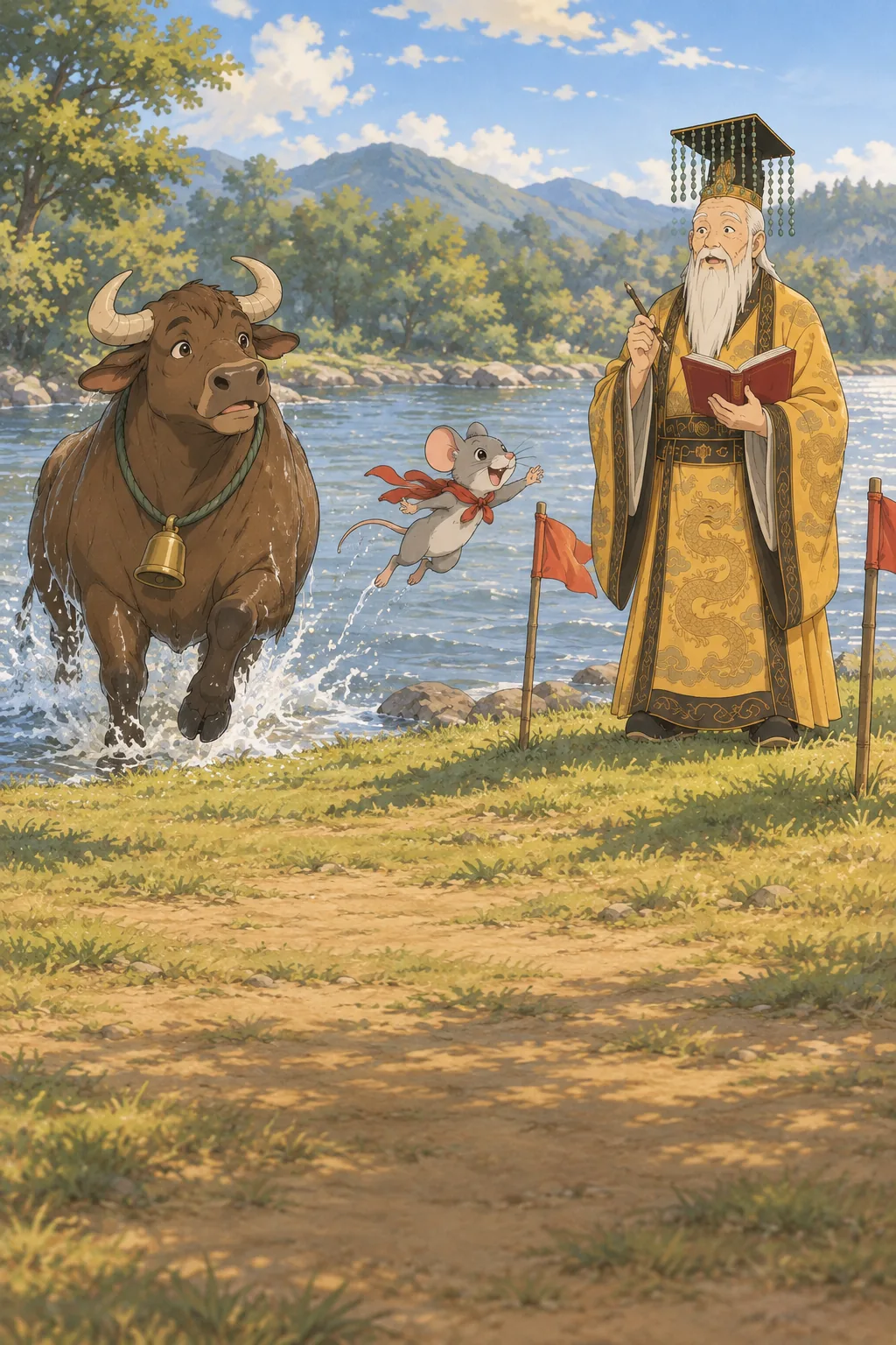 A Ride on the Ox illustration