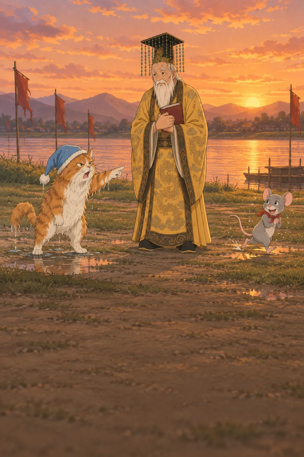 Why Cats Chase Rats illustration
