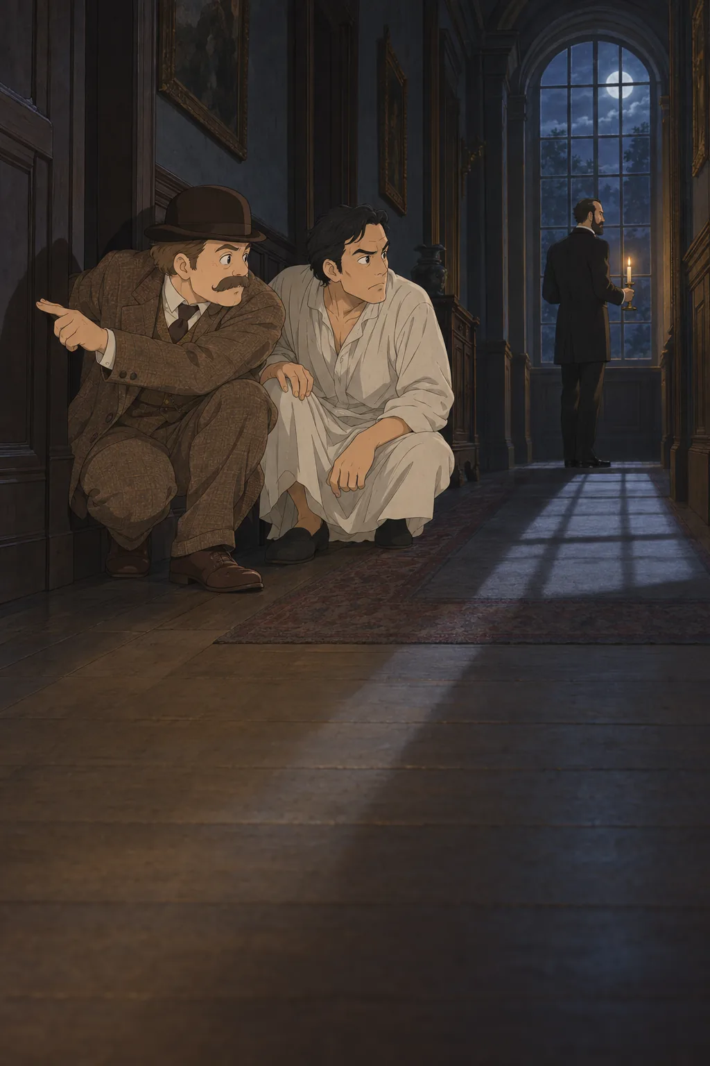 The Candle in the Window illustration