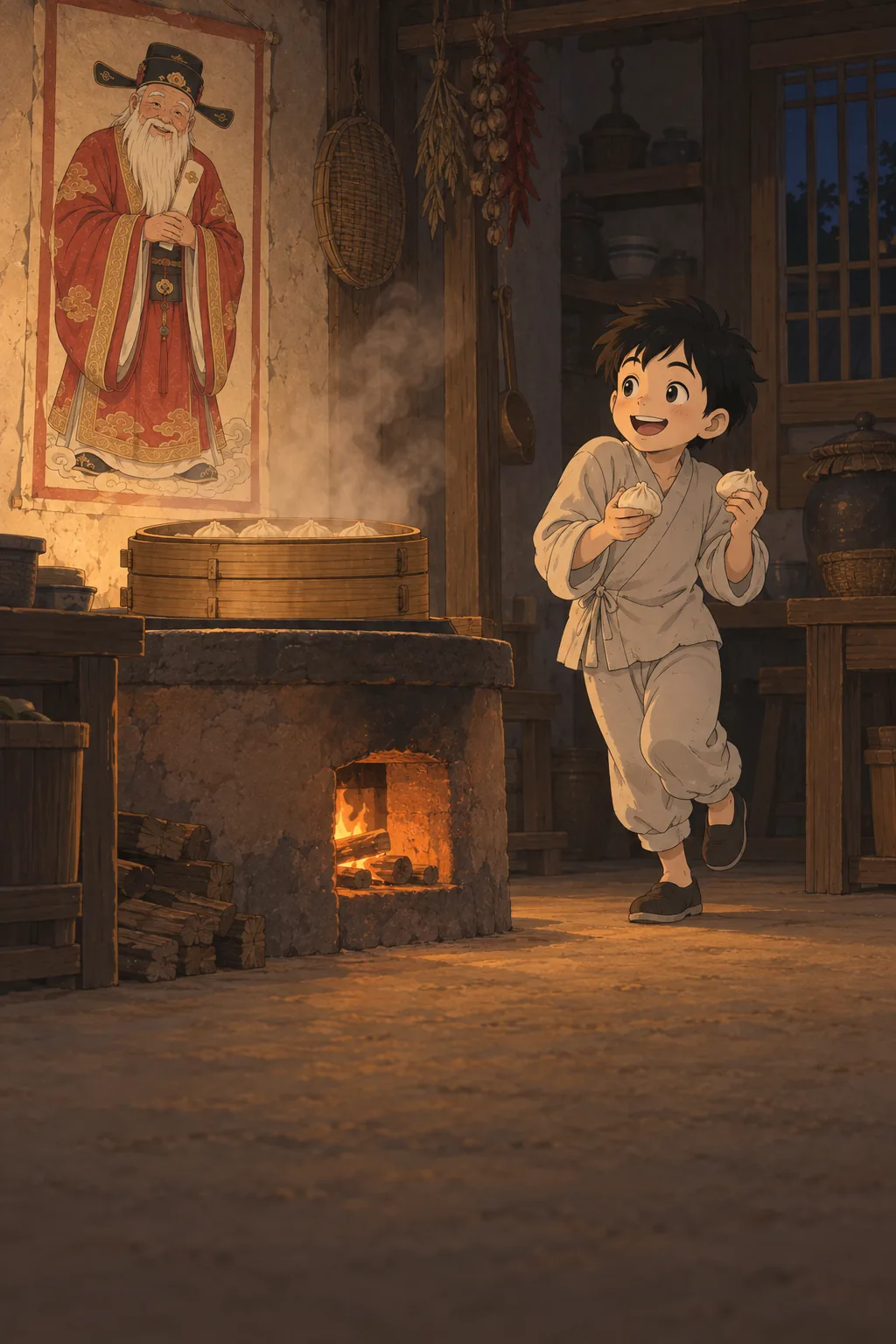 The Man Above the Stove illustration