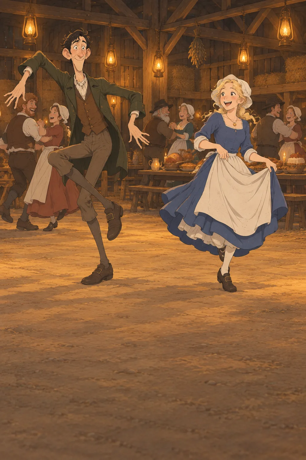 The Harvest Party illustration