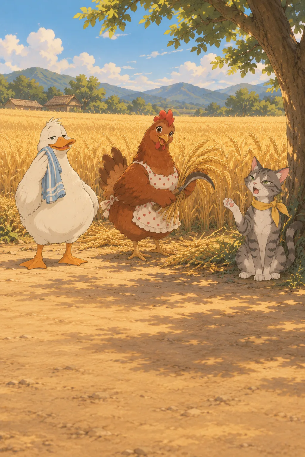 The Golden Wheat illustration