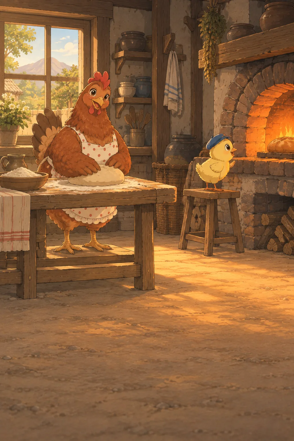 The Warm Bread illustration