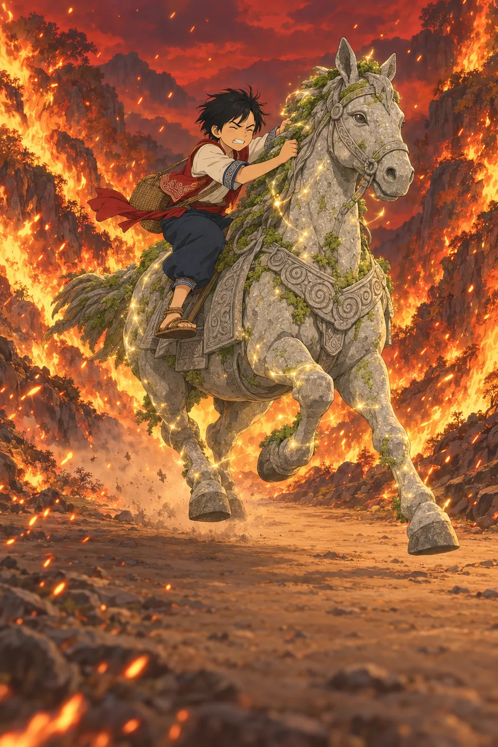 Fire and the Cold Sea illustration