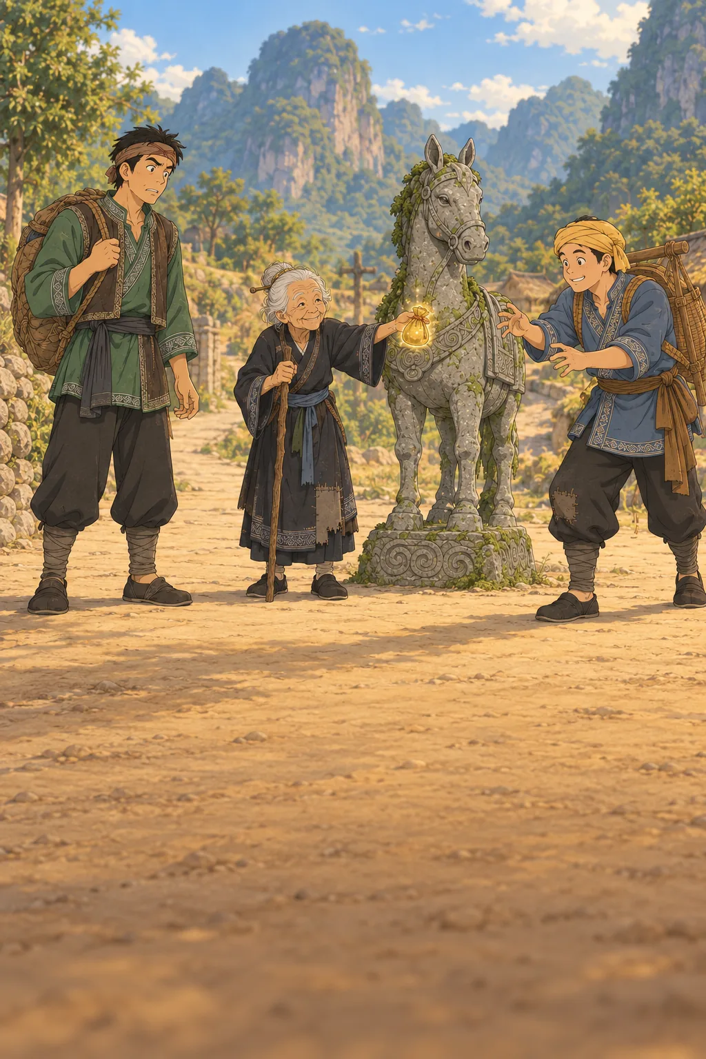 The Stone Horse illustration