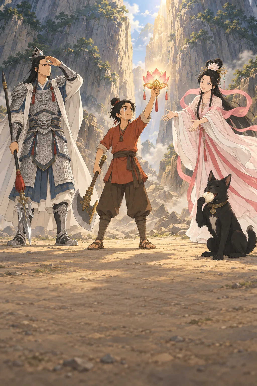 Splitting the Mountain illustration