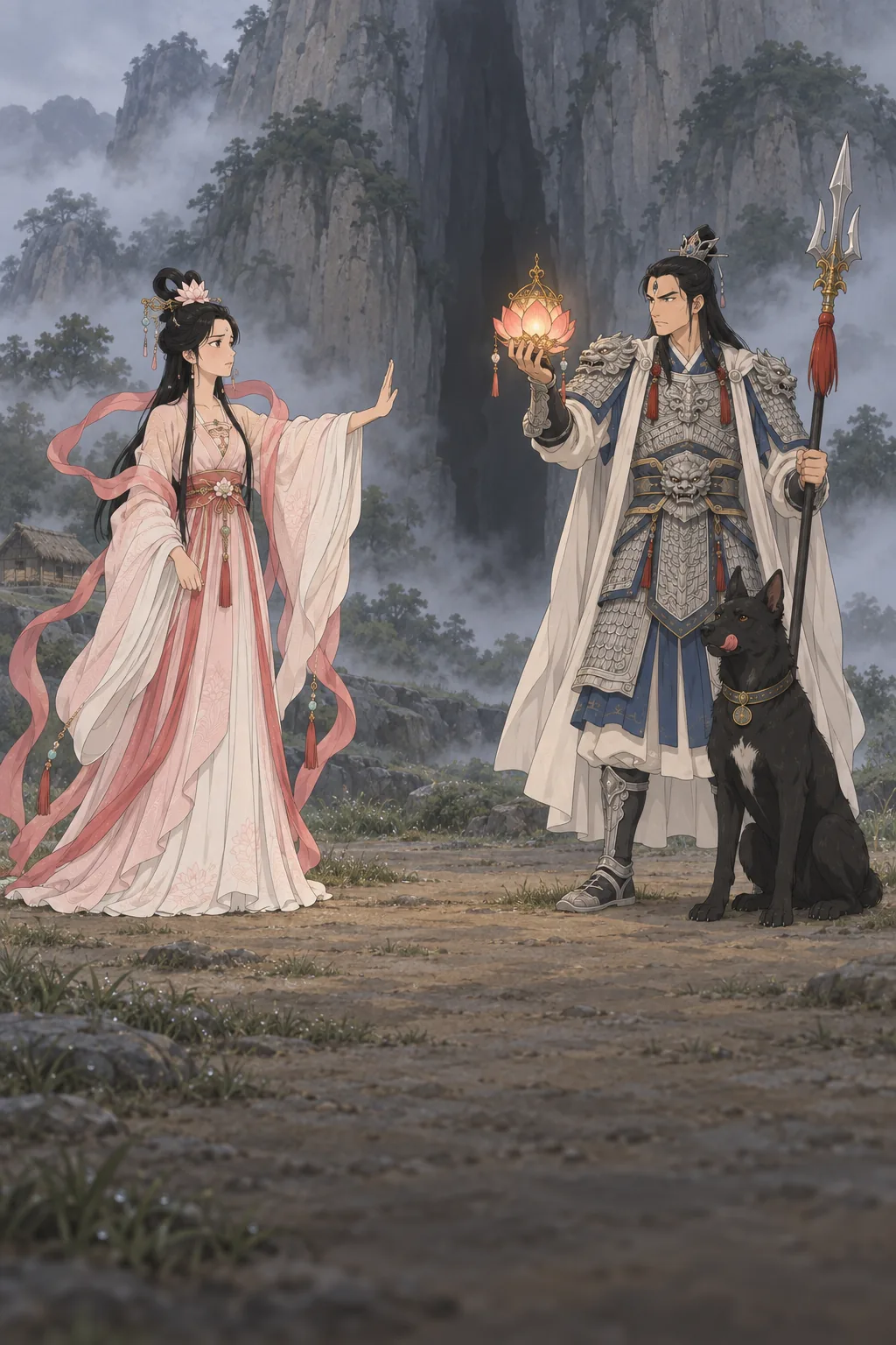 Under Mount Hua illustration