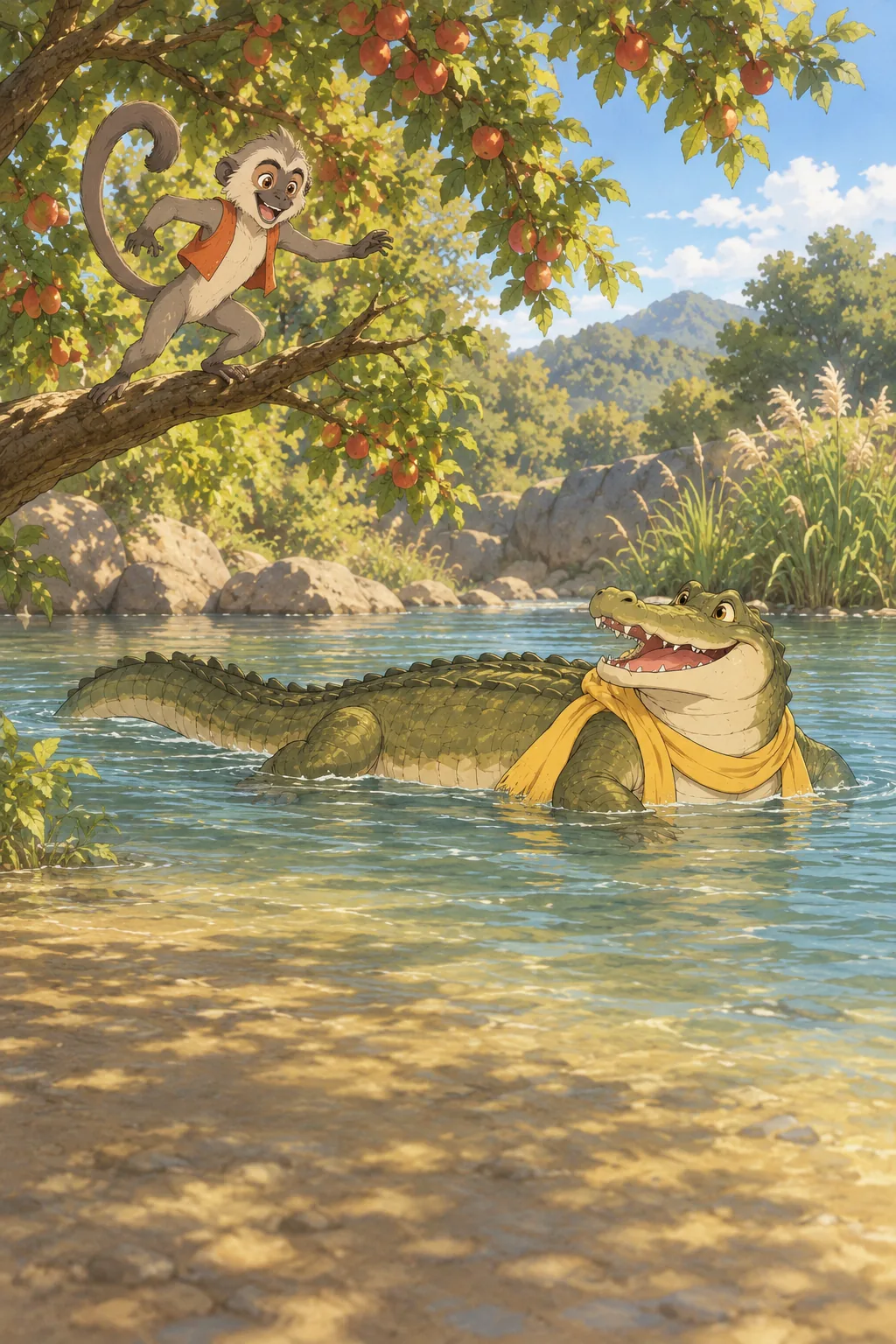 The Ride Across the River illustration