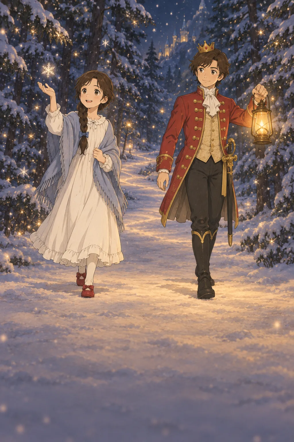 The Snowy Road illustration