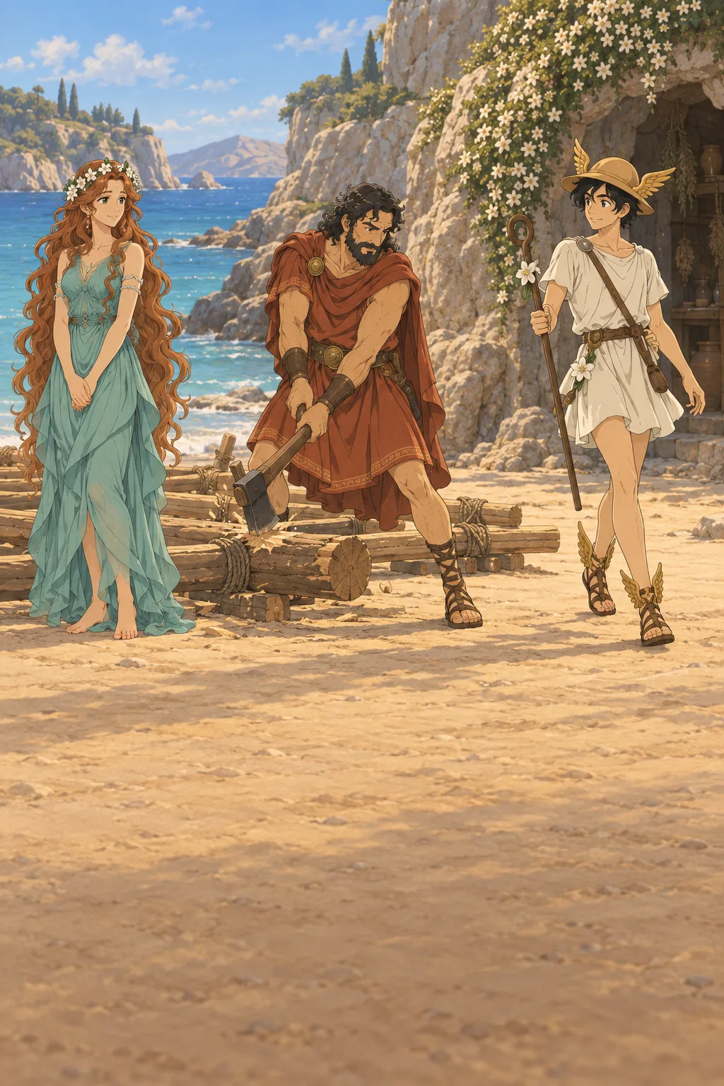 The Raft and the Princess illustration