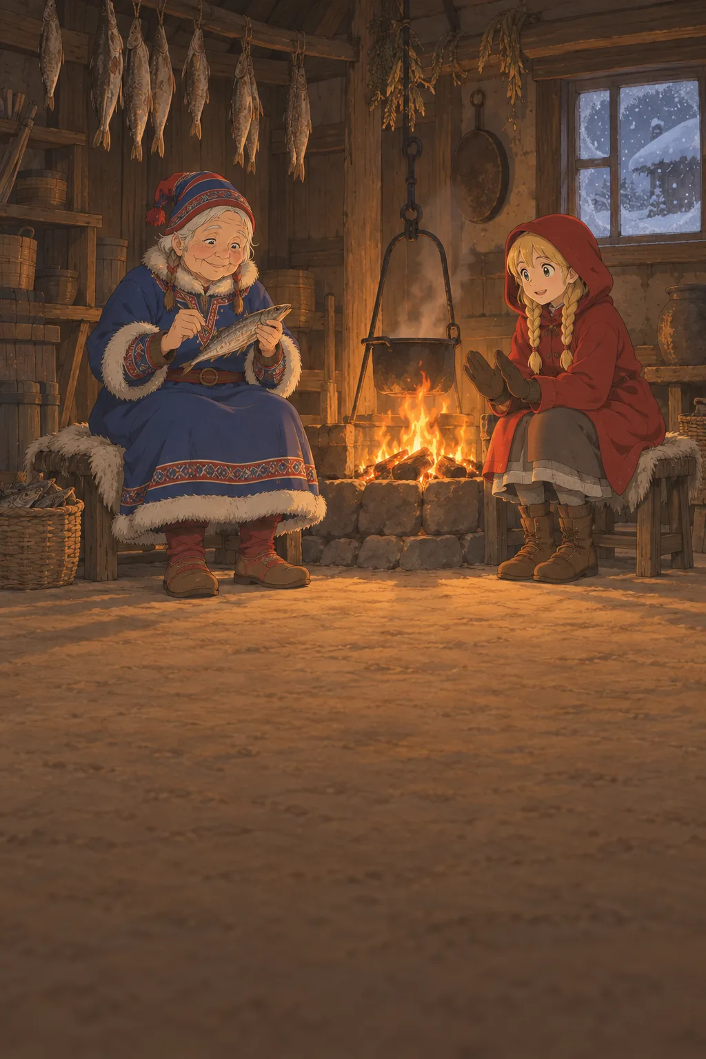 The Two Wise Women illustration