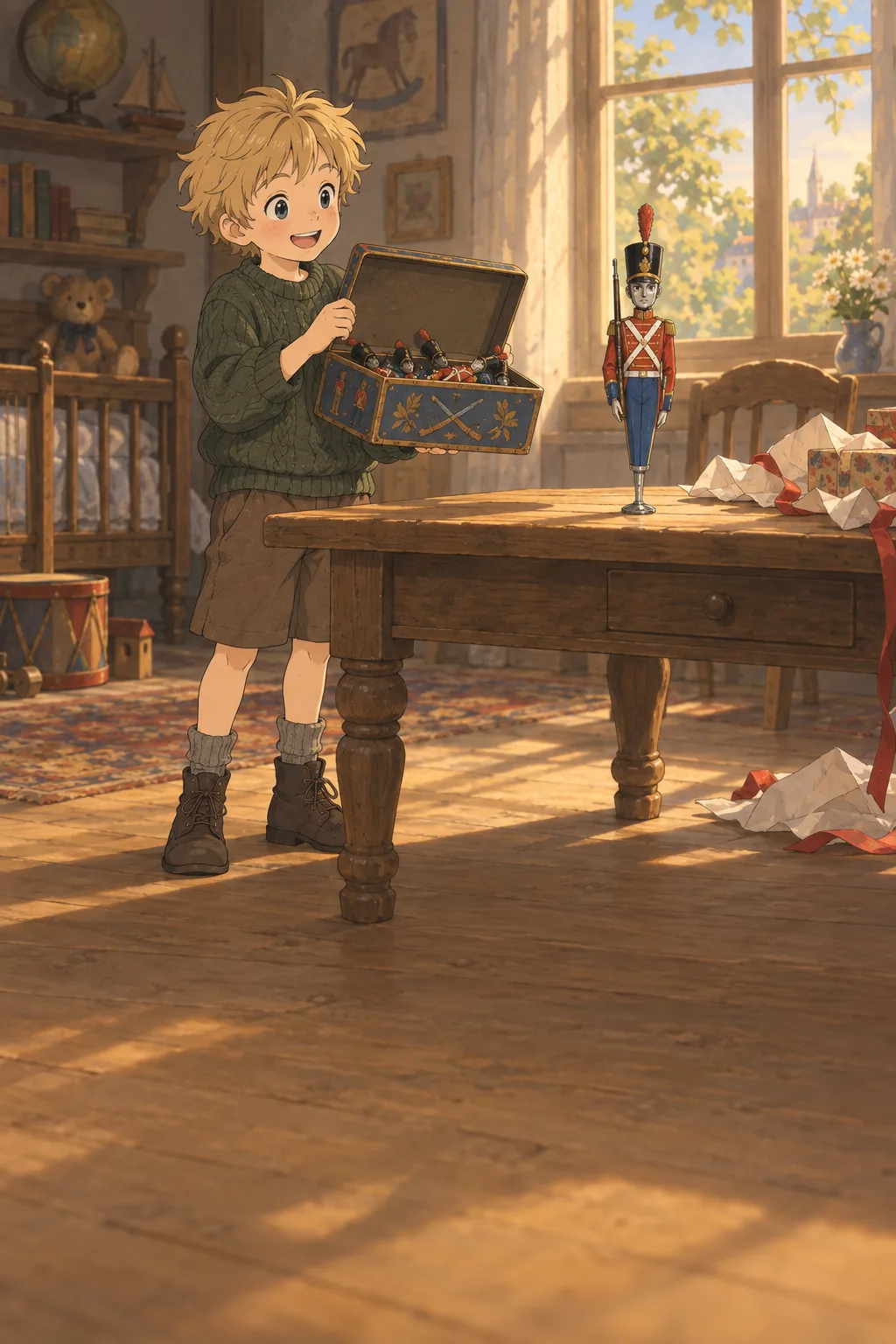 The One-Legged Soldier illustration
