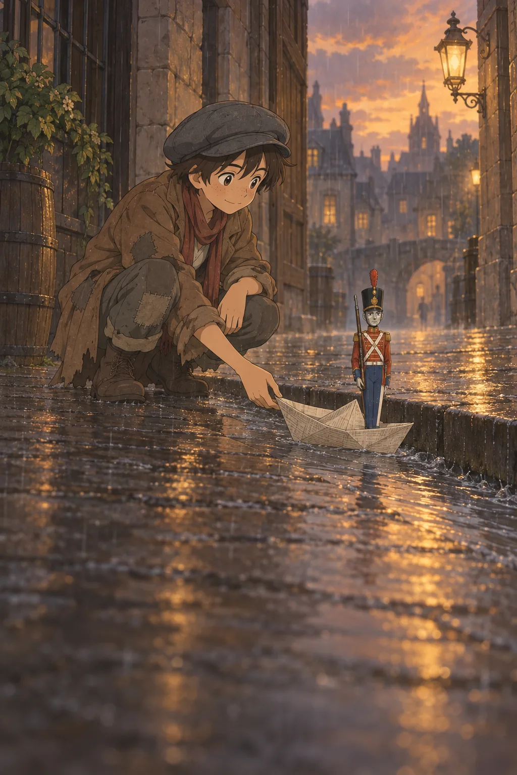 The Paper Boat illustration