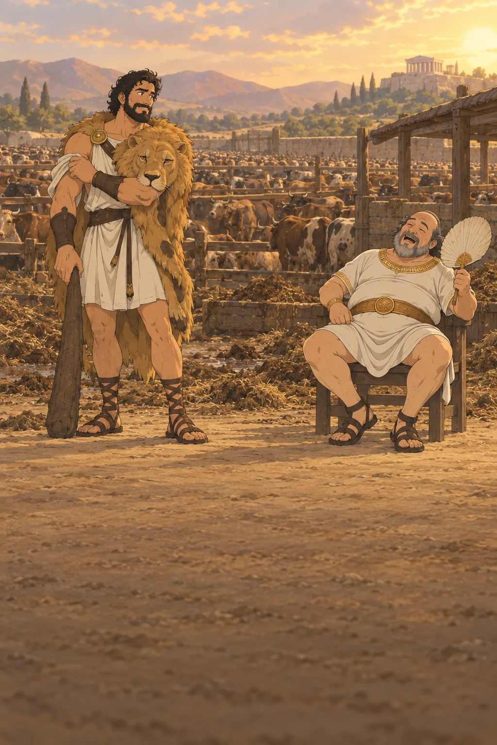 The Dirty Stables and the Iron Birds illustration