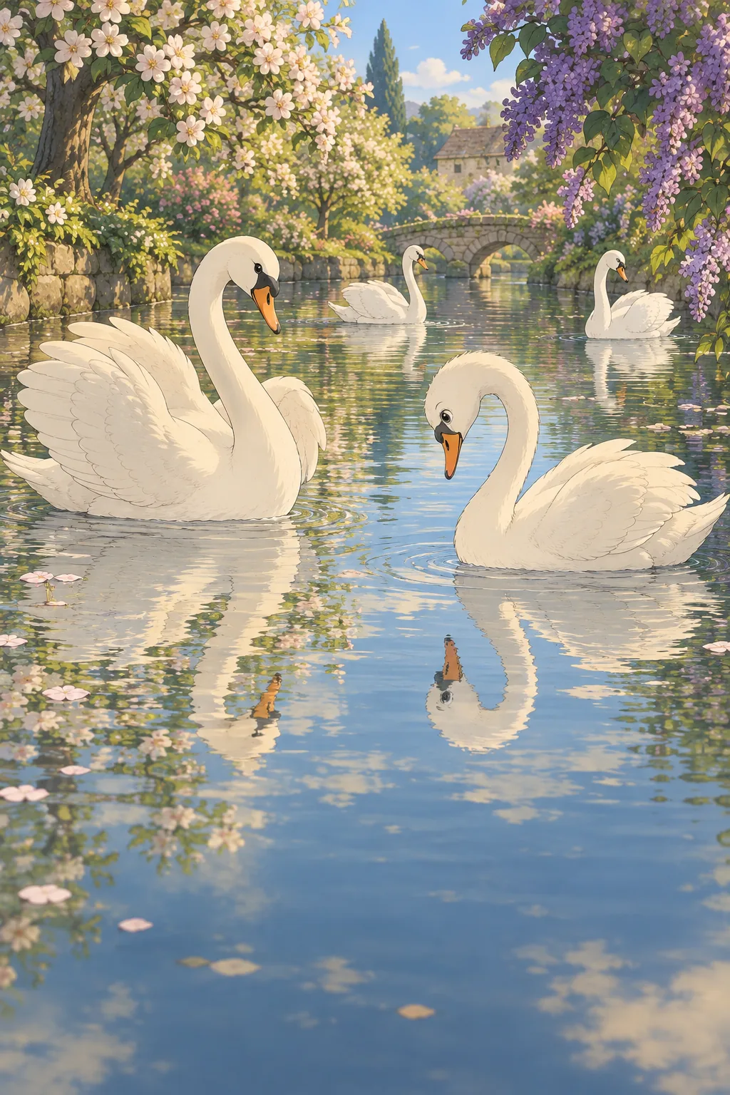 The Bird in the Water illustration