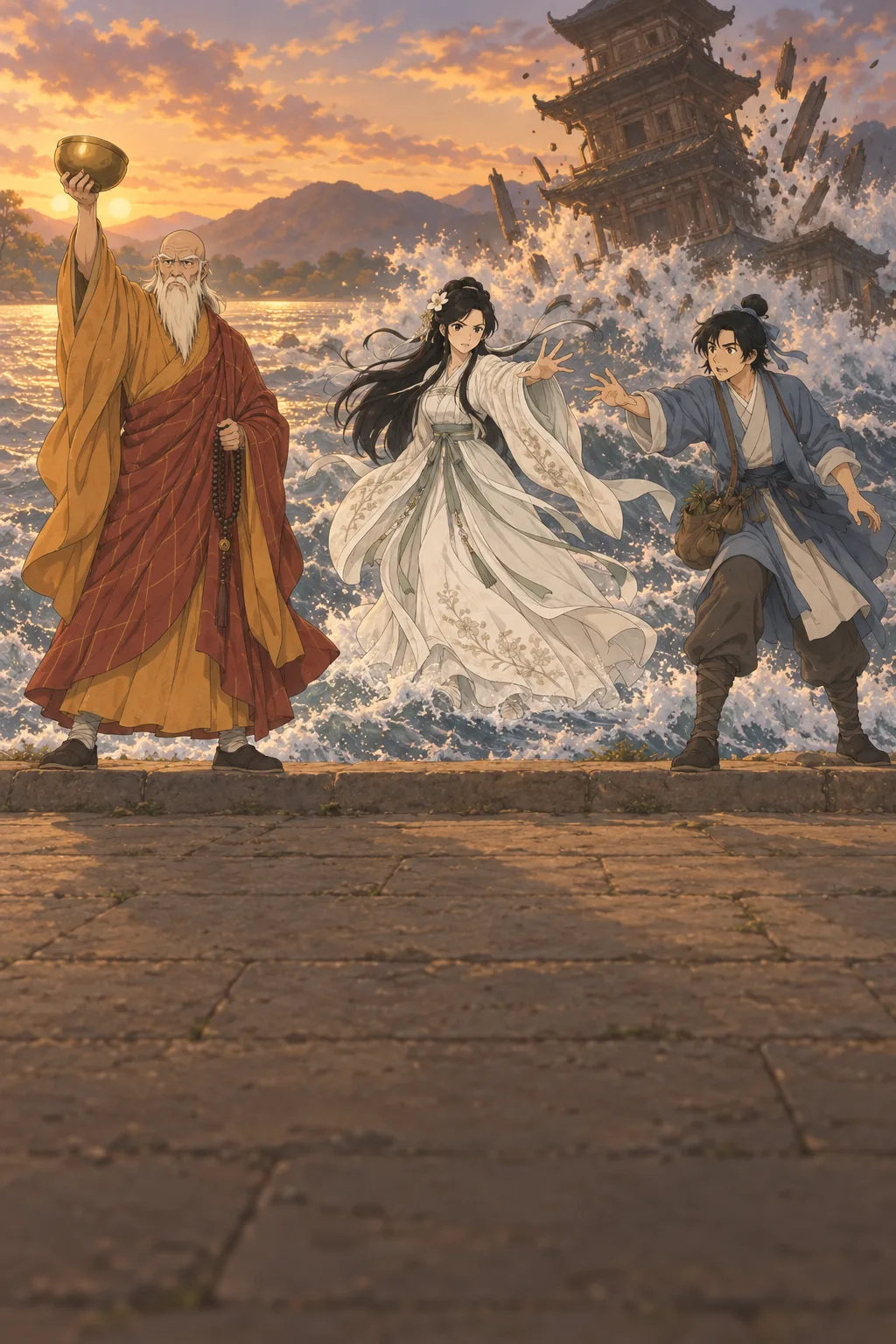 The Pagoda Falls illustration