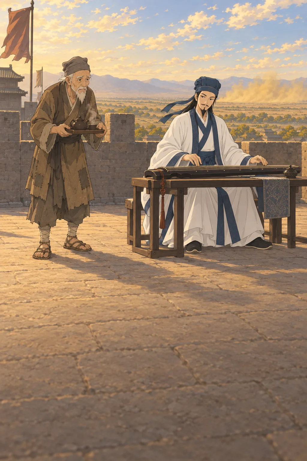 The Zither on the Wall illustration