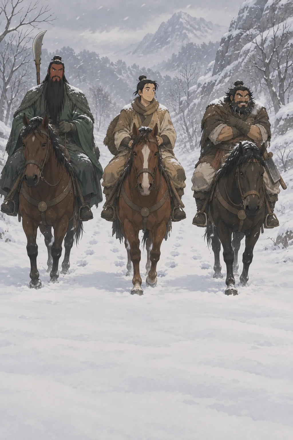 Snow on the Road illustration