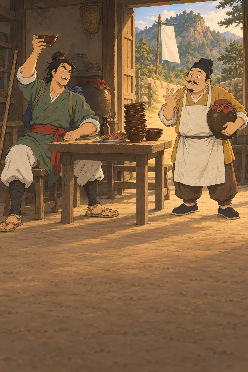 Three Bowls and No More illustration