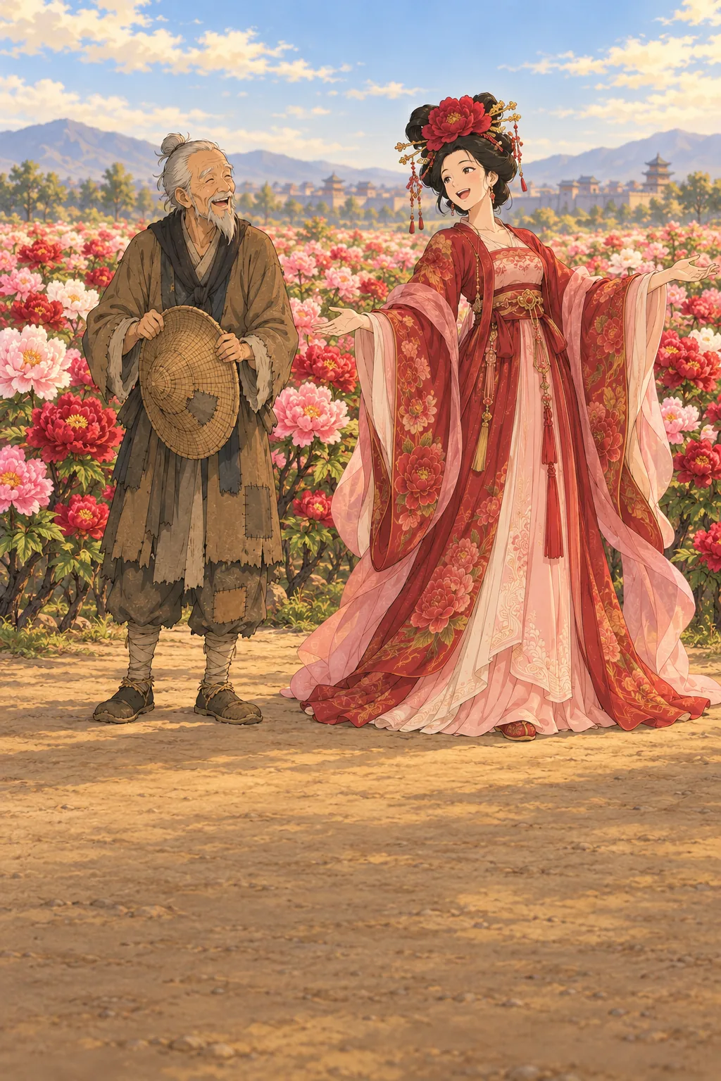 April in Luoyang illustration