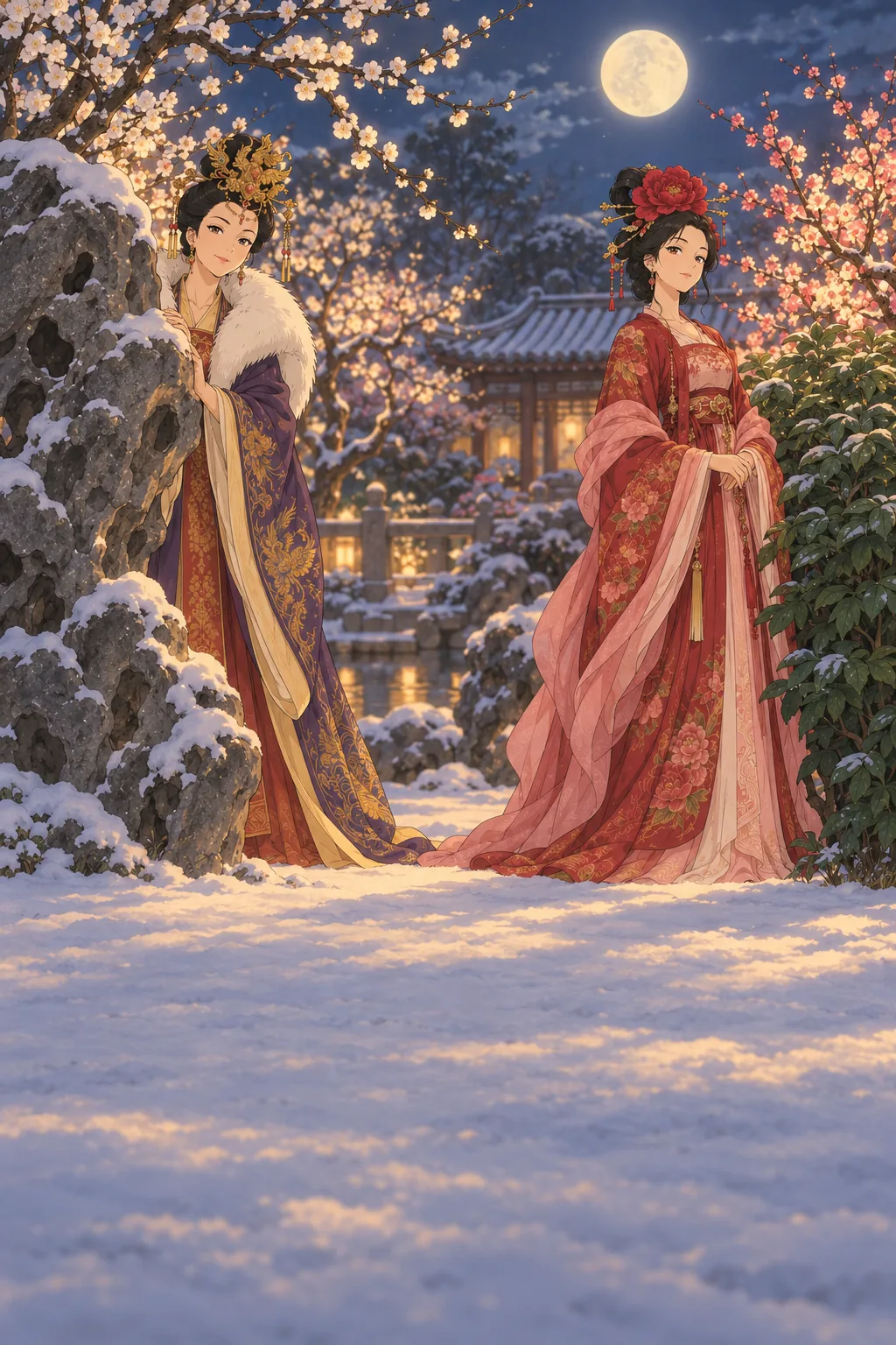 The Night the Flowers Woke illustration