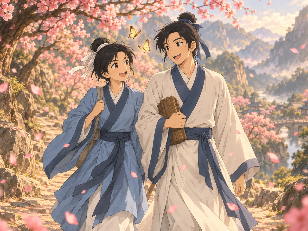 The Butterfly Lovers illustration