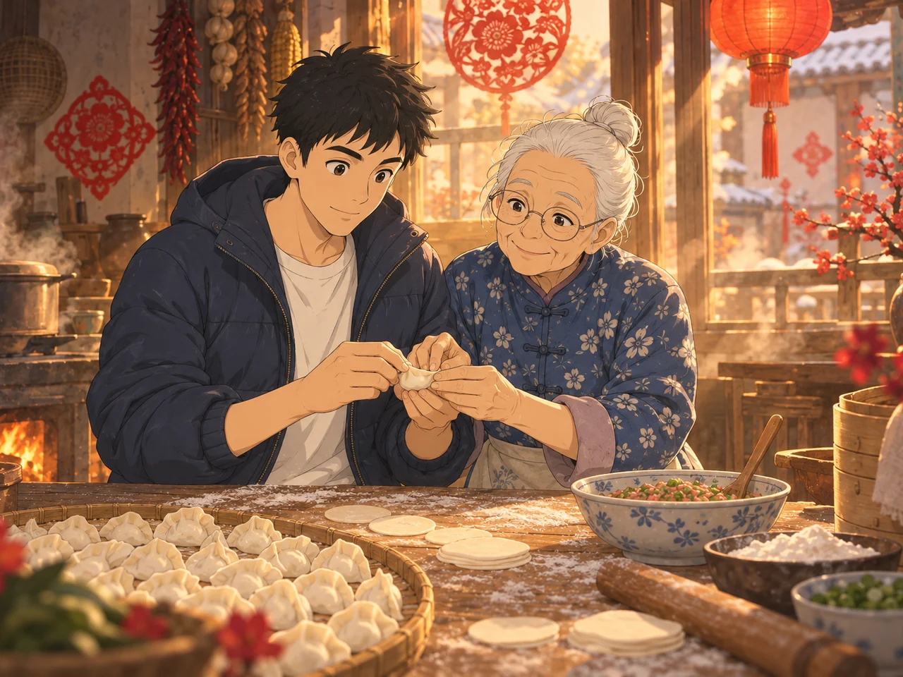 Grandma's Dumplings illustration