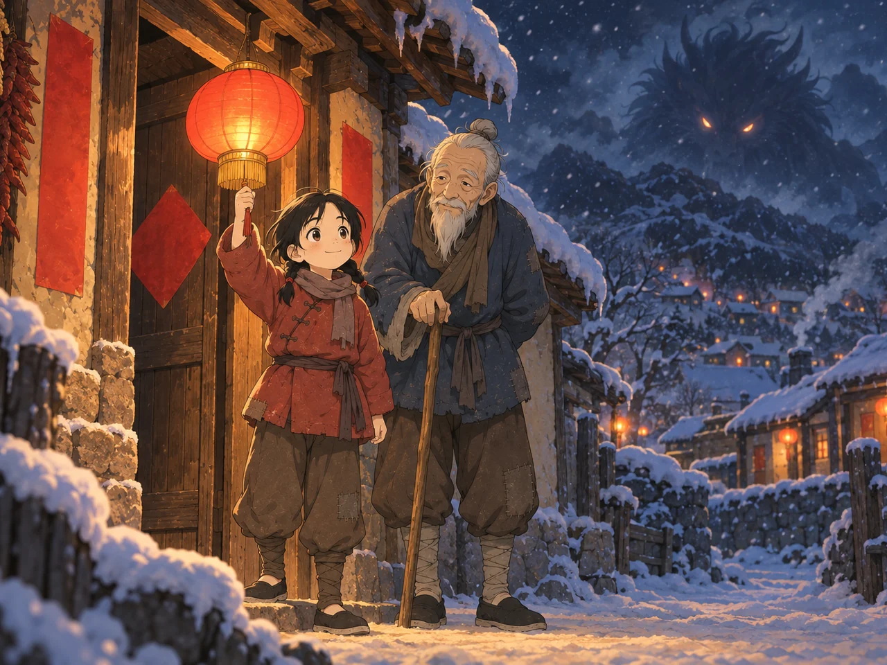 The Night of the Nian illustration