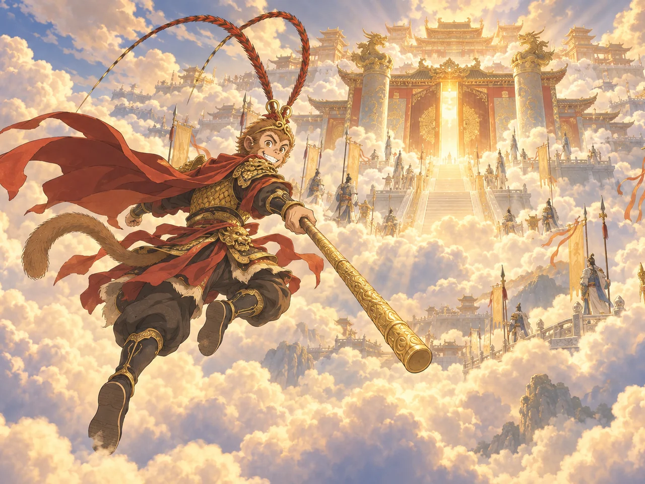 Journey to the West: Havoc in Heaven illustration