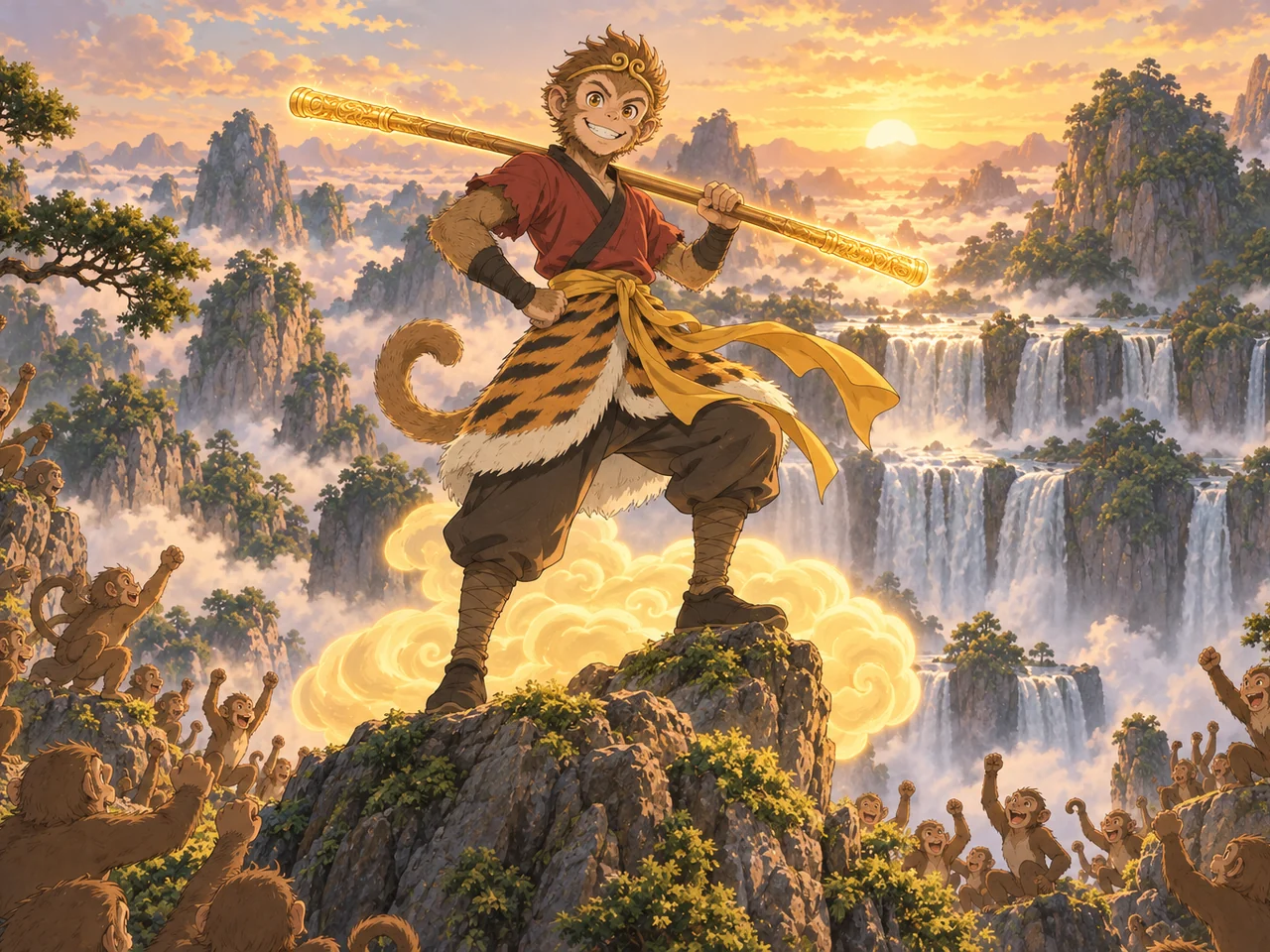 Journey to the West: The Monkey King illustration