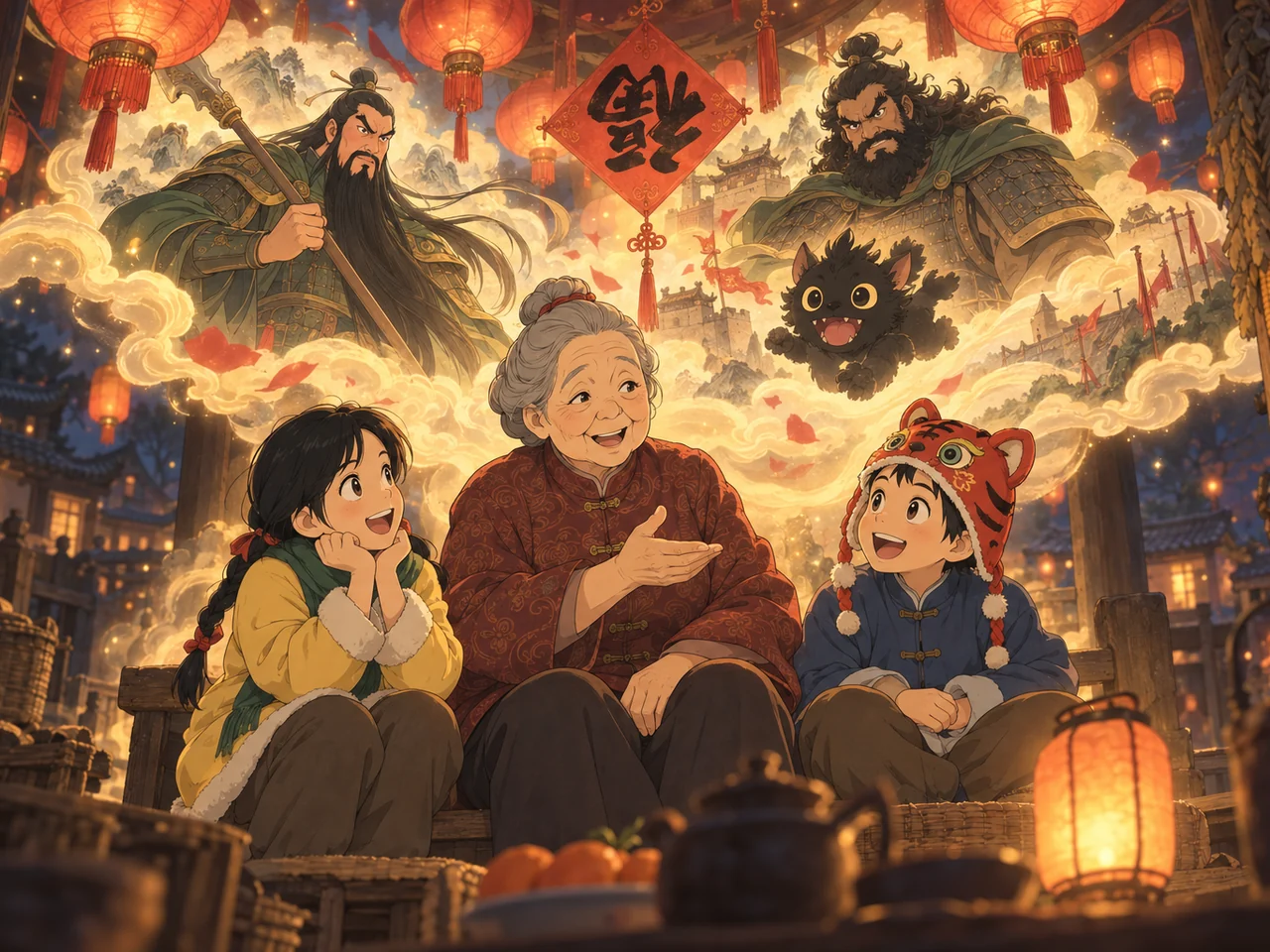 Chinese New Year Tales illustration