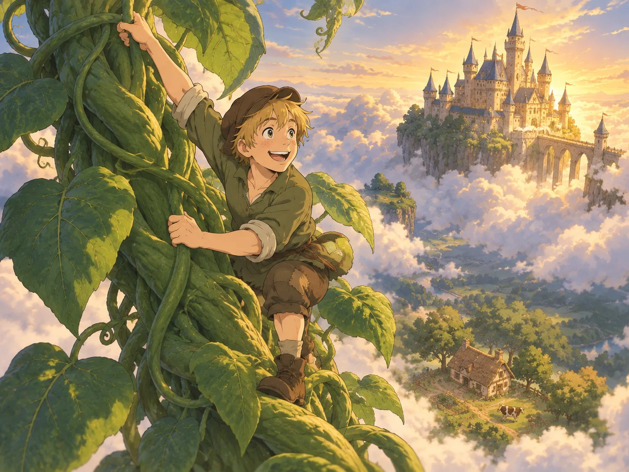 Jack and the Beanstalk illustration