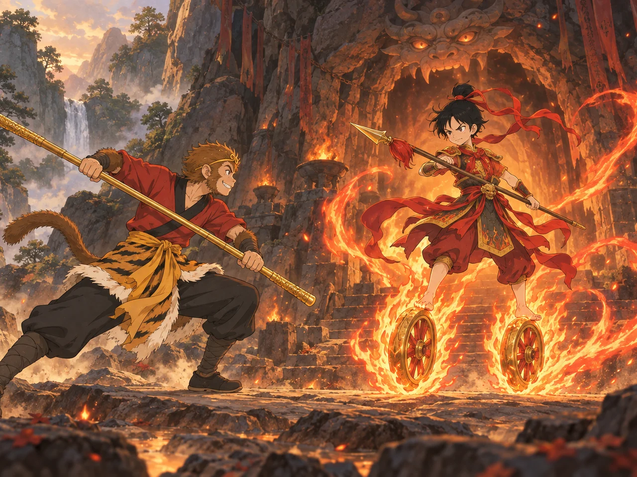 Journey to the West: Red Boy illustration