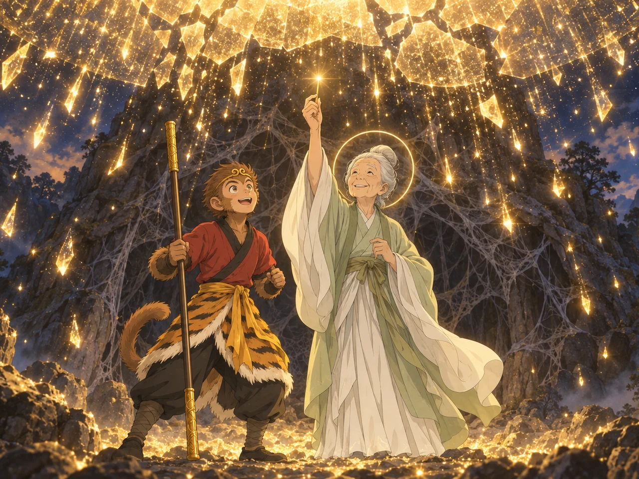 Journey to the West: The Spider Cave illustration