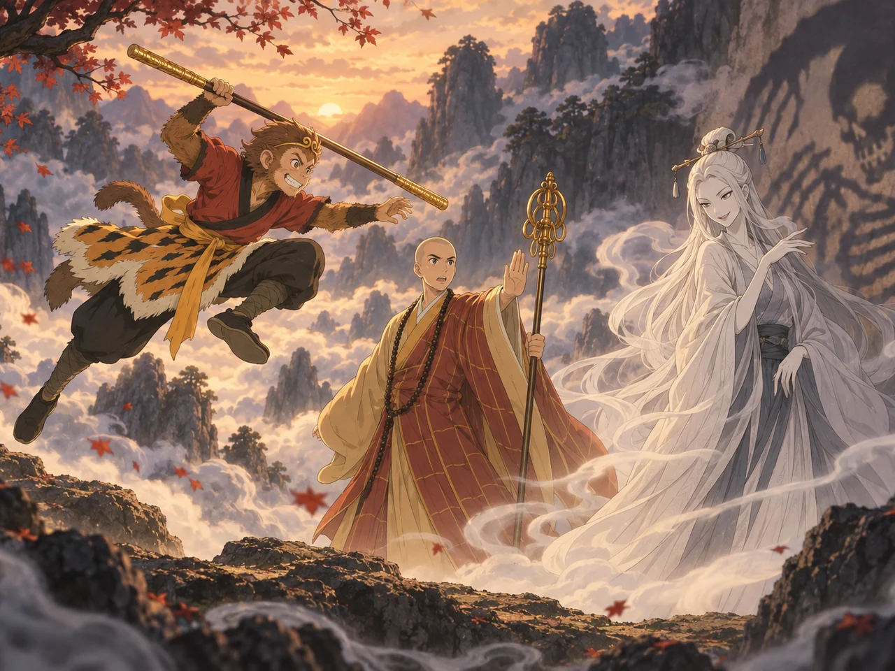 Journey to the West: The White Bone Demon illustration
